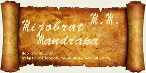 Mijobrat Mandrapa vizit kartica